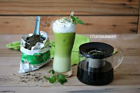 Teh Hijau Thai Latte X2f Thai Green Tea Latte Teh Hijau Hijau Serikaya