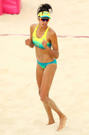 Women take olympic gold in beach volleyball. Taliqua Clancy Australia Gold Coast 2018 Commonwealth Games à¹ƒà¸™à¸› 2021
