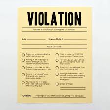Fake Parking Ticket Funny Fake Parking Ticket Gag Gift Pack Of 20 At Least