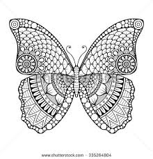 Butterfly painting pages for adults. Butterfly Vintage Decorative Elements With Mandalas Oriental Pattern Vector Illustration Islam Mandala Coloring Pages Mandala Coloring Butterfly Mandala