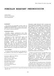 Image result for Penicillin Resistant Pneumococcus