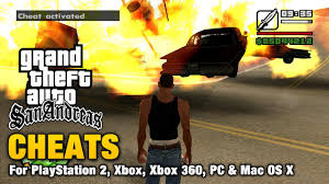 Cheats and codes from gta san andreas for playstation, xbox and pc & mac. Gta San Andreas Cheats Video Games Wikis Cheats Walkthroughs Reviews News Videos