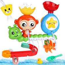 Amazon Com Bblike Baby Bath Toys Bathtub Toys With Waterfall Station And Ball Track Bath Toys For Toddler Bathtub Toys Baby Bath Toys Bath Toys For Toddlers