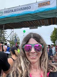 Finished grandma's half marathon, freezing now