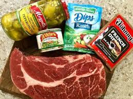 I Saw This Recipe Floating Around Facebook Last Year Sometime I Thought About Making It But N Mississippi Pot Roast Crockpot Roast Pot Roast Crock Pot Recipes