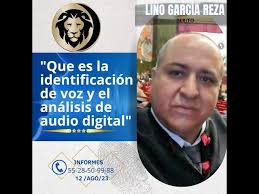 Identificación de voz y análisis de audio digital, Lino García Reza, sesión  de 12 de agosto de 2023