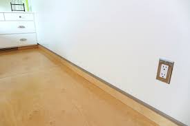 The baseboard detail is one of the more prominent details to consider. Design Workshop The Modern Wall Base 4 Ways