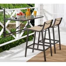 3 Teiliges Outdoor Bar Set Mit Klapptisch Bartisch Innendekoration Familienzimmer
