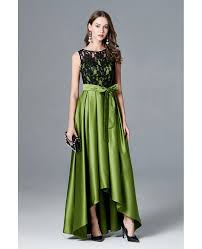 4.4 out of 5 stars 3,692. Lime Green High Low Satin Formal Dress With Black Lace Top Ck785 Gemgrace Com