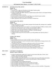 Click to see our best video content. Character Artist Resume Samples Velvet Jobs