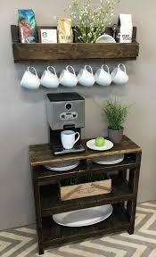 Daisy Coffee Bar Table Coffee Bar Table Coffee Station Etsy Design Cafe Cantinho Do Cafe Apartamento Ideias Para Mesa De Cafe