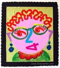 Number Portrait Art Activity Math Art Kindergarten Art Elementary Art Projects