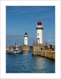 Morbihan Le Palais Belle Ile Feux D Entree De Port Phare Belle Ile En Mer Bretagne Paysage