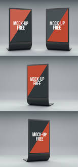 Free Stand Display Mockup In 2020 Display Mockup Mockup Display Stand