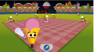 The greatest sports game ever. Google Doodle Baseball Cute766