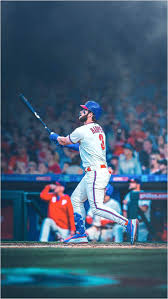 Thousands of new background images added every day. Cool Bryce Harper Wallpaper Phillies Baseball Wallpaper Baseball Game Outfits Mlb Wallpaper