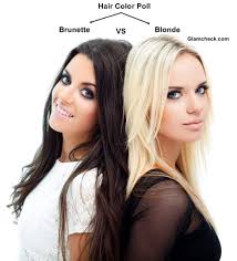 Brunette hair is brown or black hair and any shade in between those colors. Hair Color Poll Brunette Vs Blonde