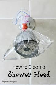 Make sure all the excess vinegar is rinsed off, then wipe clean with a soft cloth. How To Clean A Shower Head Diybunker