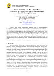 Check spelling or type a new query. Http Download Garuda Ristekdikti Go Id Article Php Article 535047 Val 10927 Title Desain 20instrumen 20soal 20ipa 20serupa 20pisa 20 Programme 20for 20international 20student 20assessment 20pada 20sekolah 20menengah 20pertama