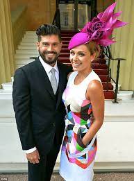 Katherine Jenkins Goes Public With Andrew Levitas As She Gets An Obe Derby Outfits Derby Attire Race Day Fashion