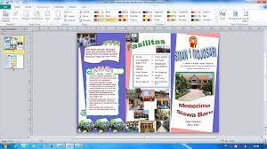 Brosur Microsoft Publisher Lukisan
