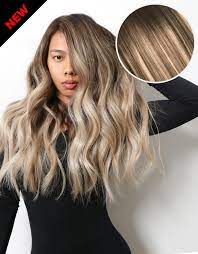 Hair is bellami pro 160g 22 inch volume wefts, custom rooted by alex with redken shades eq. Balayage 220g 22 Ombre Chocolate Brown Dirty Blonde Hair Extensions Bellami Hair