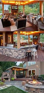This collection combines a simplistic, yet elegant design with exceptional outdoor protection. This Is A Perfect Back Patio Build Awesome Yard And Outdoor Kitchen Design Ideas 50 Modern Outdoor Kitchen Outdoor Kitchen Design Backyard Kitchen