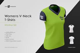 In light of the nba season starting on the 25th we've designed some great basketball mockup templates for your next project. Womens V Neck T Shirts Mockup Set Creative Photoshop Templates Creative Market