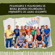 Pescadores e pescadoras de Baixo Guandu reivindicam o pagamento de lucro  cessante - ADAI