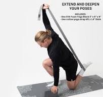Skelcore Foam Yoga Block and Strap Set