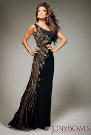 Formal Dress By Tony Bowls Evenings Evening Dresses Evening Gowns Black Prom Dresses