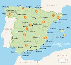 100 most populated municipalities in spain as of 1 january 2019, from the revision of the padrón continuo provided by the ine. Free Printable Labeled Map Of Spain With Cities Outline World Map With Countries