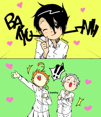 Emma x ray x norman ship. Ray Emma And Norman The Promised Neverland By Kianeship On Deviantart