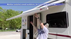 Wir von der elmar schmid gmbh stehen für fachmännische planung und ausführung von sonnenschutzanlagen aller art. Reisemobil Wohnmobil Sonne Satt Womo Markise Youtube