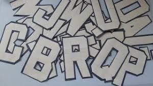 Free alphabet templates to print and cut out. Easy To Make Letter Cutting A To Z With Grid Youtube