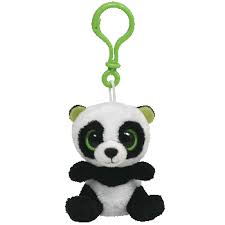 Bamboo Panda Keychain Mini Boo Beanie Boos Baby Beanie