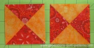 Hourglass Quilt Block Illustrated Step By Step Tutorial In