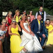 This Couple S Minion Themed Wedding Shows Despicably Powerful Commitment Minion Wedding Wedding Show Wedding