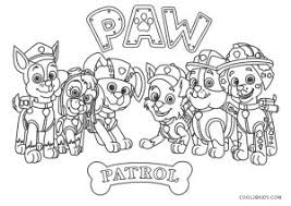 Chase, marshall, zuma, skye, rubble and rocky believe that no job is too big, no pup is too small. Free Printable Paw Patrol Coloring Pages For Kids