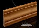 Prefinished baseboard