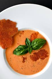 Creamy Tomato Gazpacho With Crunchy Pecorino Recipe Recipe Tomato Gazpacho Gazpacho Nyt Cooking
