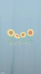 Hand Drawn Sunflower Mobile Phone Wallpaper Vector Premium Image By Rawpixel Com Manotang Phone Wallpaper Pastel Sunflower Wallpaper Flower Wallpaper