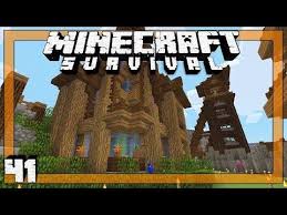 Diagonal Building Minecraft Survival House Of Leaves Minecraft Projects