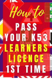 pin on k53 learners licence