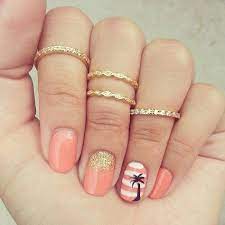 Pintañas azul, blanco y rosa y pinceles finos. 49 Ideas De Unas Marineras Unas Decoradas Disenos De Unas Manicura