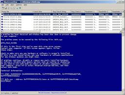 Blue screen of death viewer. Bluescreenview The Bsod Minidump File Viewer