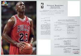 Michael jordan is widely considered to be the greatest basketball player of all time. Michael Jordan S Signed 1997 98 33 Million Contract Up For Auction How Much Will The Riches Michael Jordan Chicago Bulls Michael Jordan Michael Jordan Photos