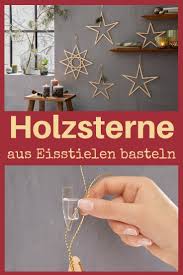Holzsterne Basteln Selbst De Holzsterne Fensterdeko Weihnachten Basteln Sterne Basteln Fur Weihnachten