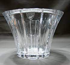1980s nybro swedish crystal iceberg volcano votive candle holders a pair chairish. Orrefors Sweden Crystal Star Bowl Candle And 50 Similar Items