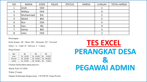Excel 2013 is a powerful spreadsheet program designed for professional use across a range of industries. Tes Komputer Perangkat Desa Dan Admin Youtube